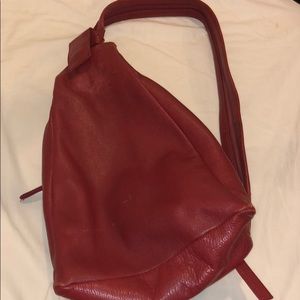 Convertible leather crossbody bag and backpack!